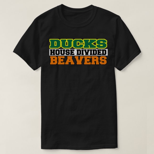 Anka House delade beavers T Shirt (Design framsida)