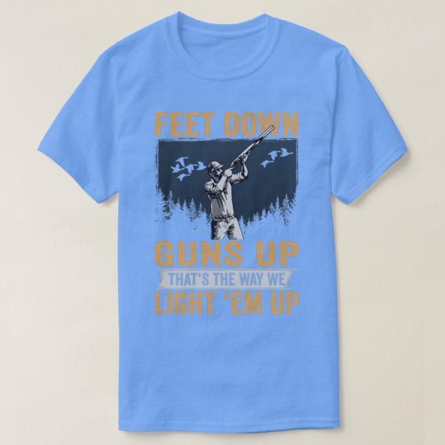 Anka Hunter Feet Down Guns Up Anka Hunting1 T Shirt (Design framsida)