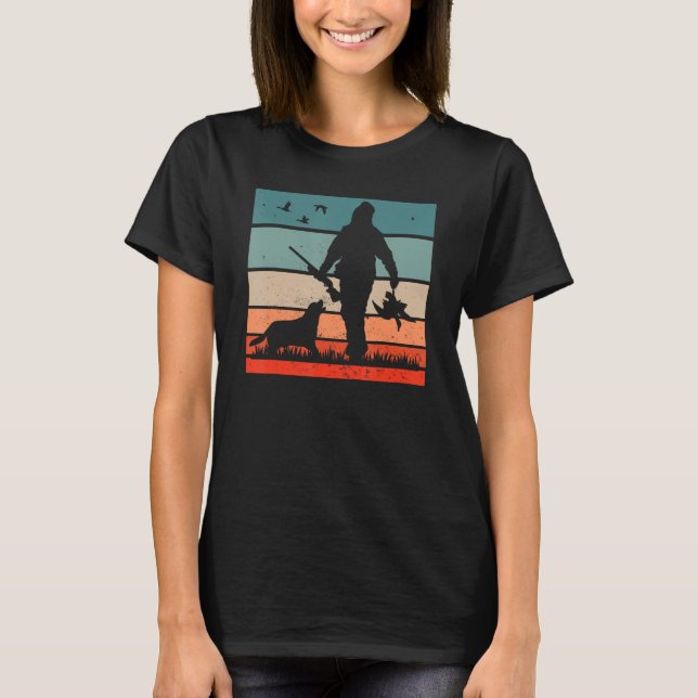Anka Hunter Labrador Mallard Bufflehead Pekin Anka T Shirt (Framsida)