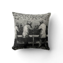 Anka Hunters Black & White Hunting Scene