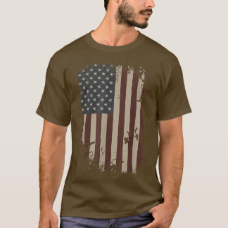 Anka Hunting American Flagga Hunter Anka Gif T Shirt