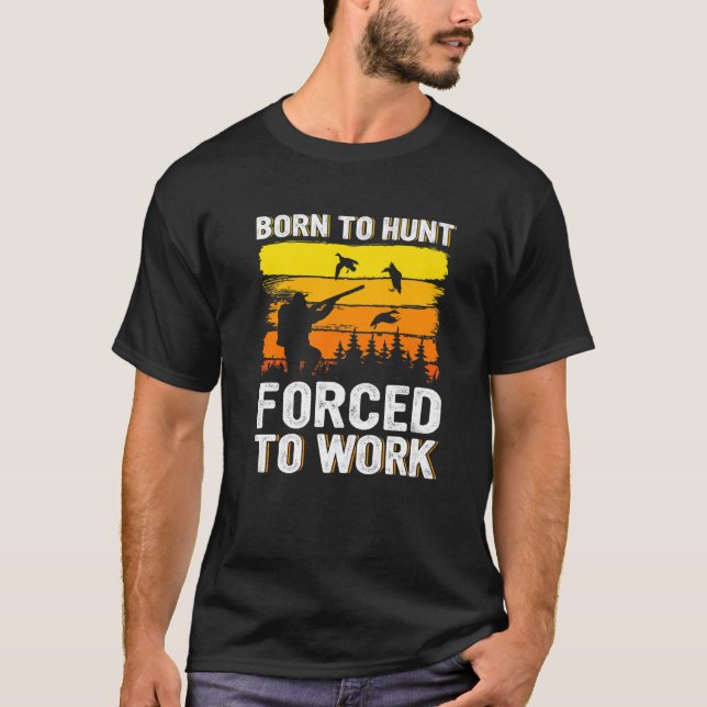 Anka Hunting Goose Hunter Waterfowl Hunter Enthus  T Shirt (Framsida)