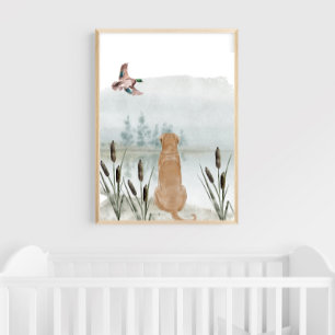 Anka Hunting Nursery Wall Art Poster