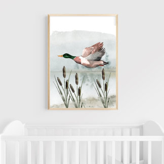 Anka Hunting Nursery Wall Art Poster