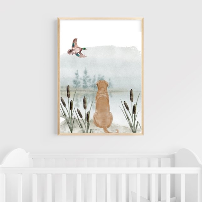 Anka Hunting Nursery Wall Art Poster (Skapare uppladdad)