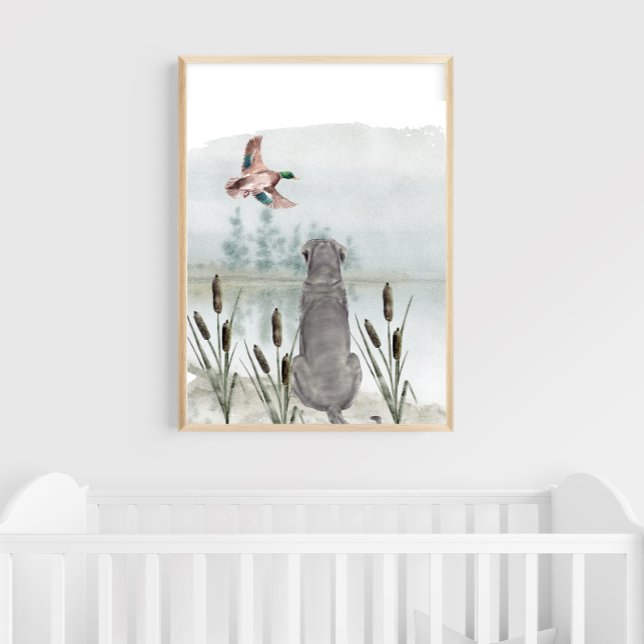 Anka Hunting Nursery Wall Art Poster (Skapare uppladdad)