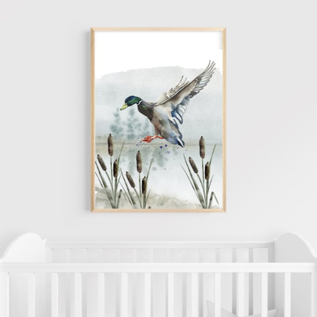 Anka Hunting Nursery Wall Art Poster (Skapare uppladdad)