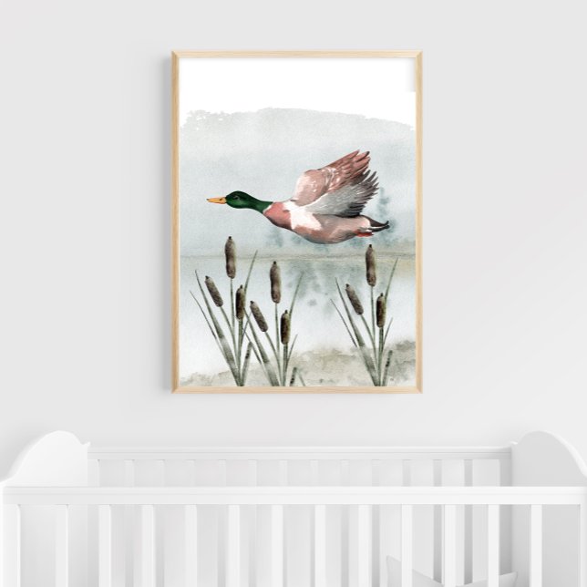 Anka Hunting Nursery Wall Art Poster (Skapare uppladdad)