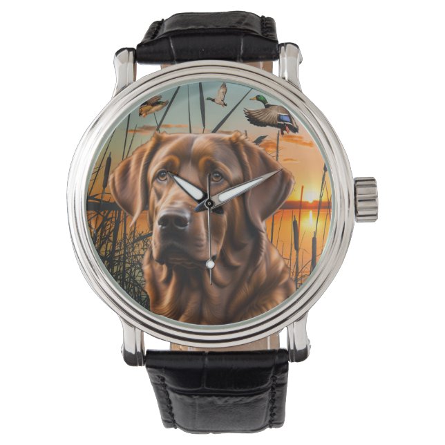 Anka Hunting Watch, Chesapeake Bay Retreiver Armbandsur (Framsida)