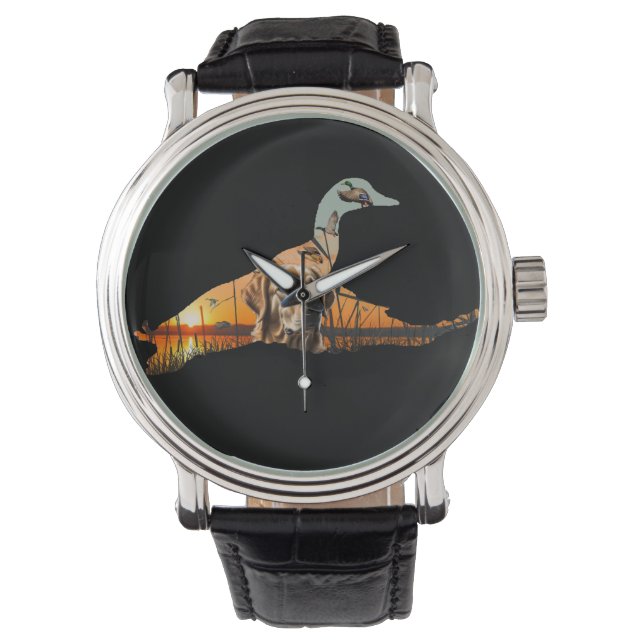 Anka Hunting Watch, Golden Retriever Armbandsur (Framsida)
