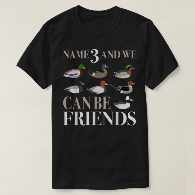 Anka Hunting Waterfowl Hunters Different Anka Spec T Shirt (Design framsida)