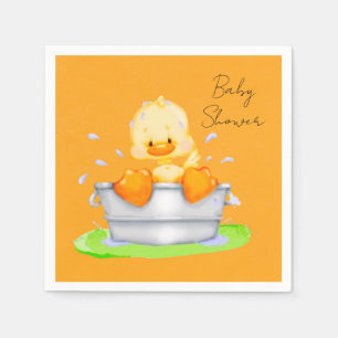 Anka i en Tub Baby Shower Pappersservett