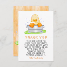 Anka i en Tub Baby Shower Tack