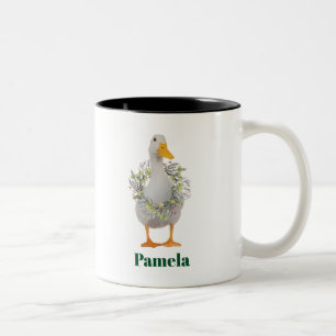 Anka i Halls vita jul Anka Två-Tonad Mugg