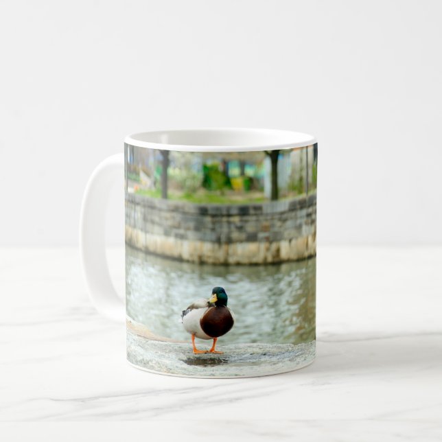 Anka i hamnen kaffemugg (Framsida vänster)