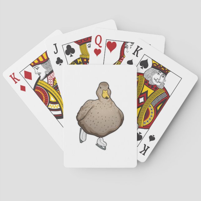 Anka Ices-skridskor Casinokort (Baksidan)