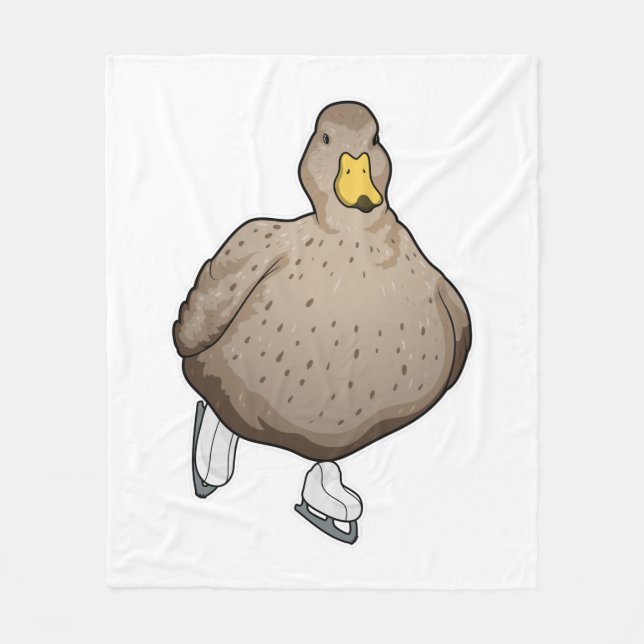Anka Ices-skridskor Fleecefilt (Framsidan)