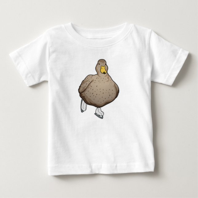 Anka Ices-skridskor T Shirt (Framsida)
