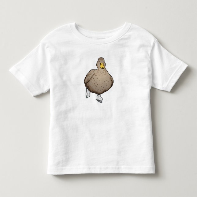 Anka Ices-skridskor T Shirt (Framsida)