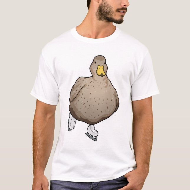 Anka Ices-skridskor T Shirt (Framsida)