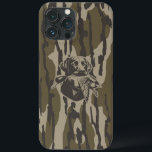 Anka-jägare med Hund-skogskamouflage<br><div class="desc">Nederlandskammaren erbjuder idealisk skogskamouflage för jägare i anka. Designat för jakt på sjöfåglar blandar mönster sömlöst med trädbevuxen miljö och ser till att jägarna och deras hundar hålls gömda i naturen. Bottomlands Camo Anka-jägare med Hund-skogskamouflage.</div>