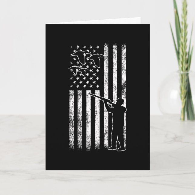 Anka Jakt Jägare Jakt Anka Kort (Framsida)