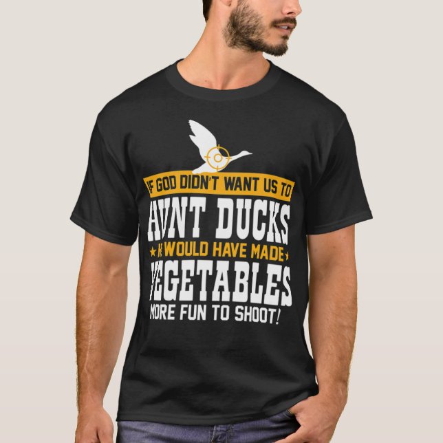 anka-jakt på hundar labrador  t shirt (Framsida)