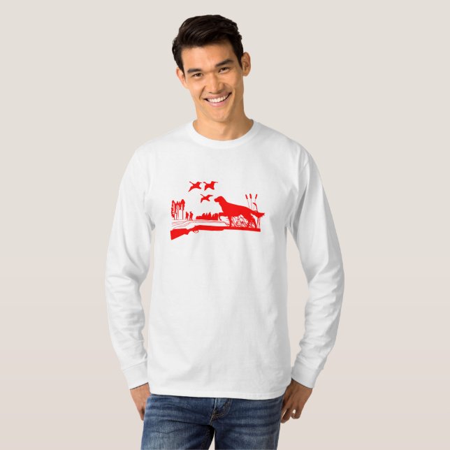 anka-jakt t shirt (Hel framsida)