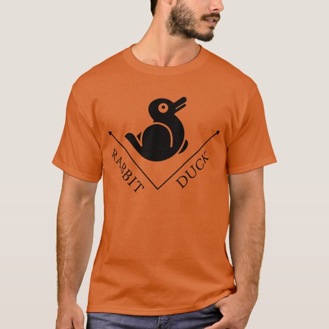 Anka-kaninillusion T Shirt (Framsida)
