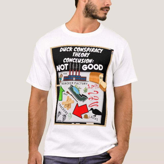 Anka-konspirationsteori T Shirt (Framsida)