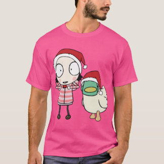 Anka Liten husdjur Vän Cute Tjej Cartoon Hennes Vi T Shirt