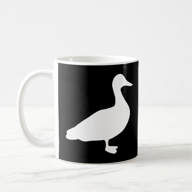 Anka Mallard Pet Animal Duckling Farm Farmer Farmi Kaffemugg (Vänster)