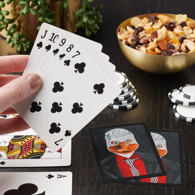 Anka-målningen av Alfred Fox Casinokort (På plats)