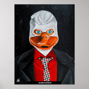 Anka-målningen av Alfred Fox Poster