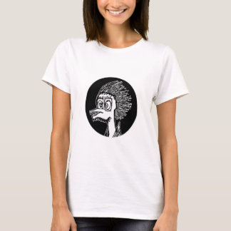 Anka man porträtt sketchy teckning t shirt