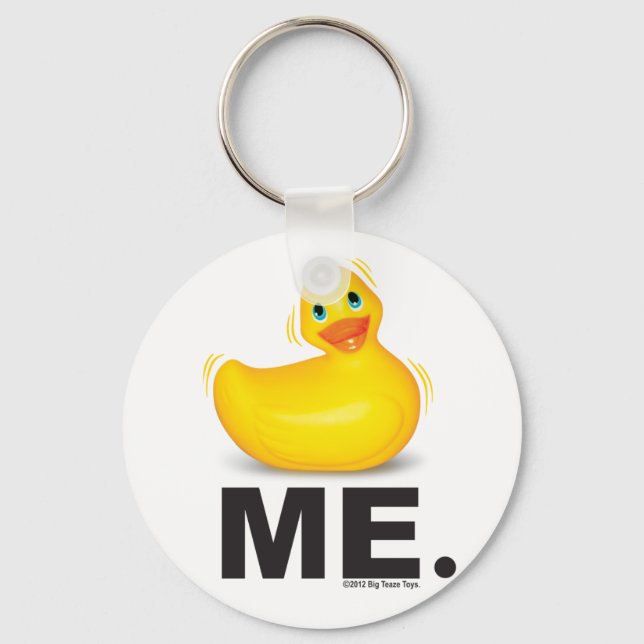 Anka Me: Classic Duckie Nyckelring (Framsida)