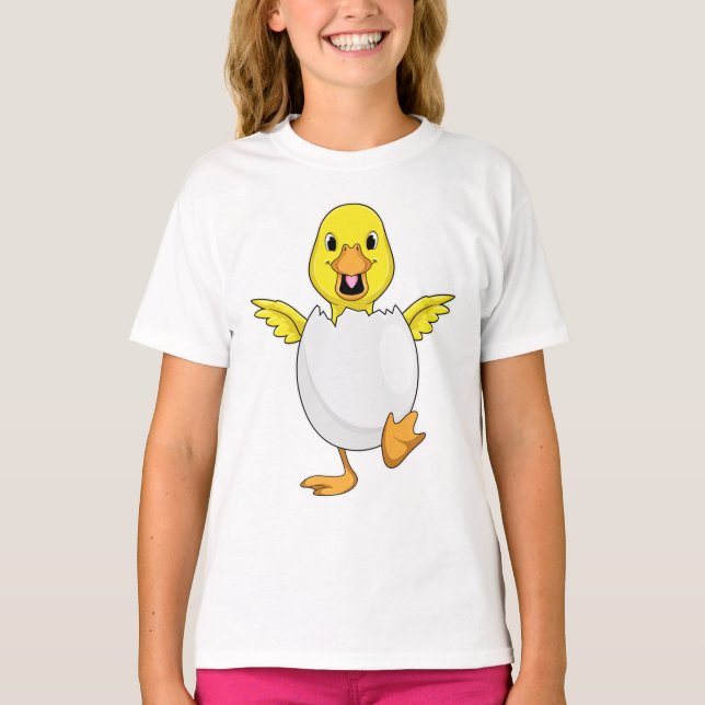Anka med ägg t shirt (Framsida)