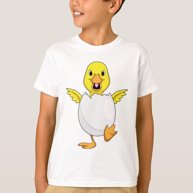Anka med ägg t shirt (Framsida)
