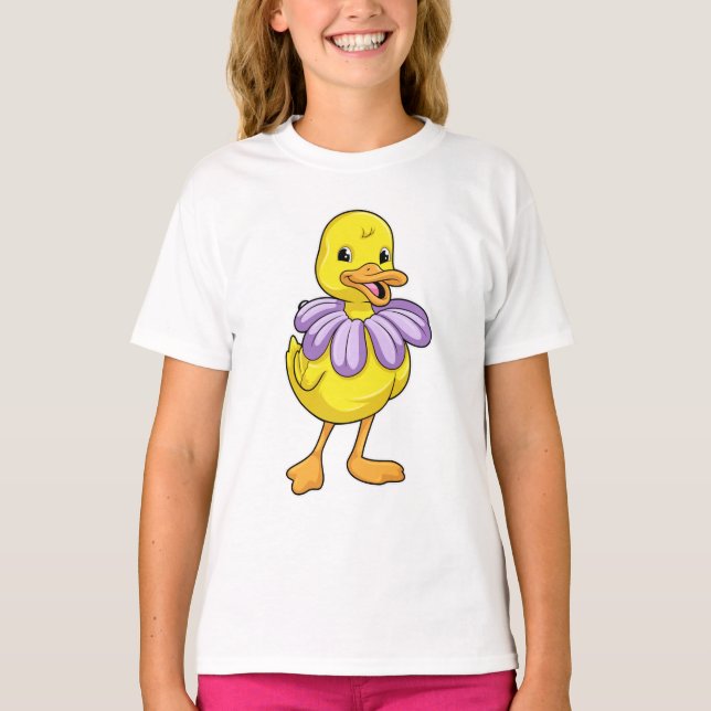 Anka med Daisy T Shirt (Framsida)