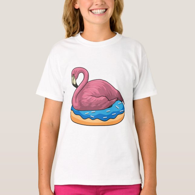 Anka med Donut T Shirt (Framsida)