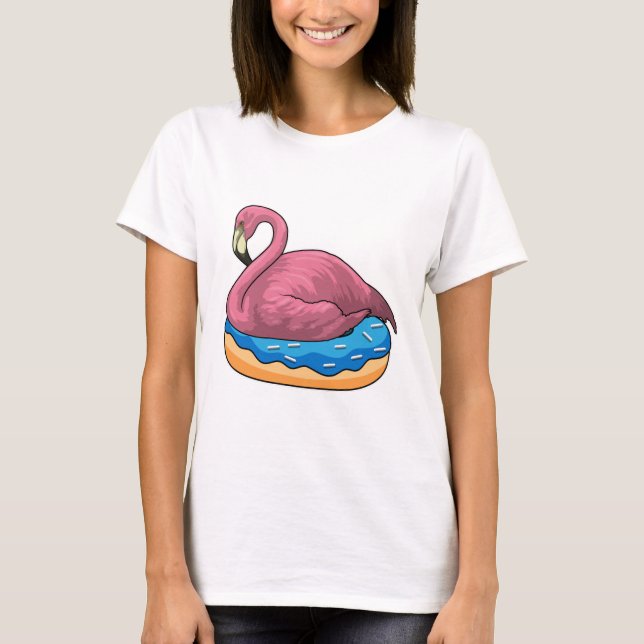 Anka med Donut T Shirt (Framsida)