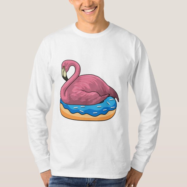 Anka med Donut T Shirt (Framsida)