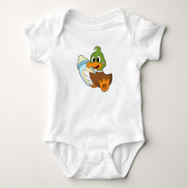Anka med Flaska Mjölk T Shirt