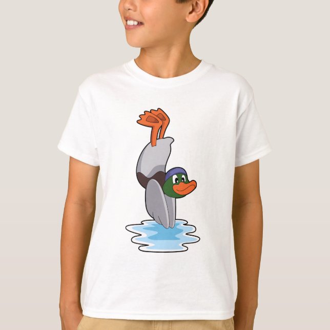 Anka med handställ i Vatten.PNG T Shirt (Framsida)