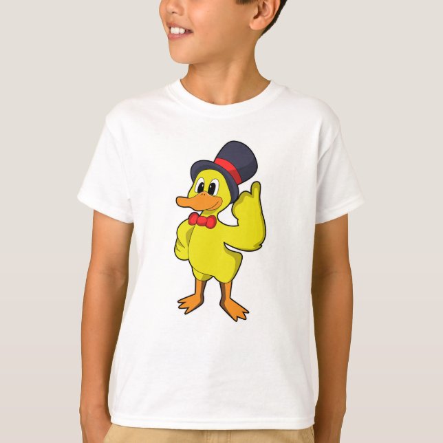 Anka med hatt t shirt (Framsida)