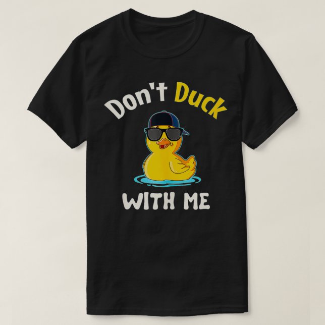 Anka med mig Rubber Duckie  T Shirt (Design framsida)