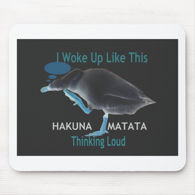 Anka med mig som den här och Hakuna Matata-texten Musmatta (Framsidan)