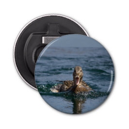 Anka med öppen topp flasköppnare