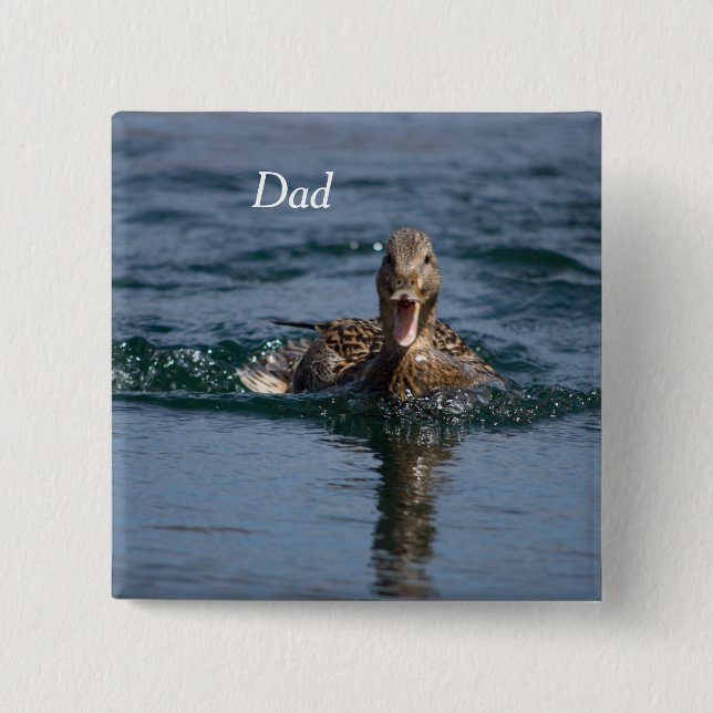 Anka med öppen topp knapp (Framsida)