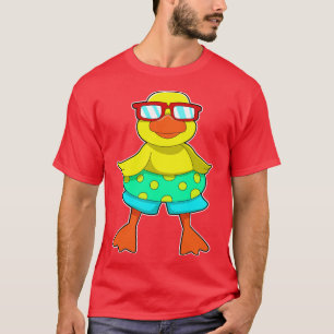 Anka med Simma ring Solglasögon T Shirt